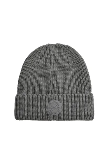 Lambretta Logo Fleece Beanie - Charcoal