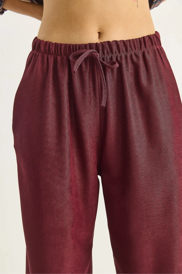 LUCCI High Waist Wide Leg Pants - 5