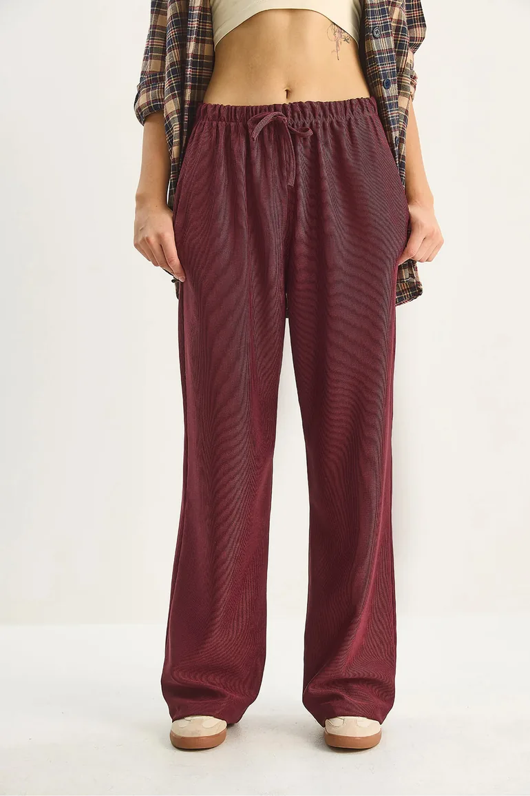 LUCCI High Waist Wide Leg Pants - 4