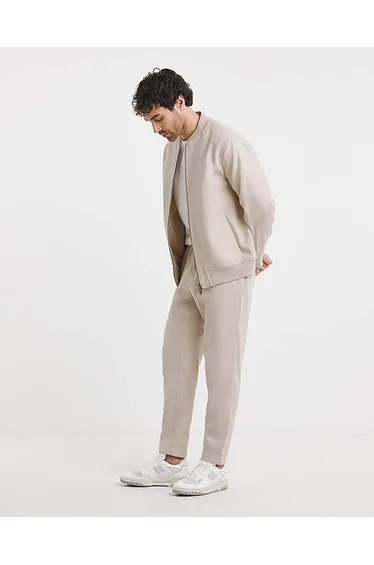 Linen Elasticated Tapered Trouser