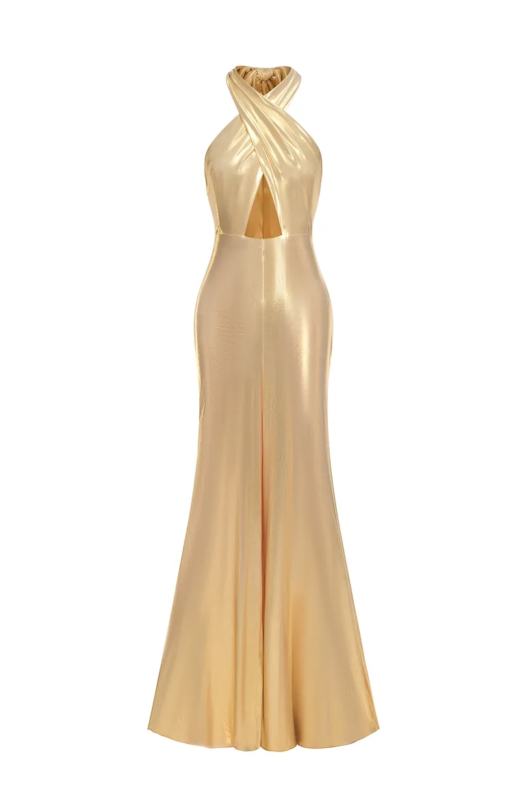 Serena Lace Up Maxi Dress - 3