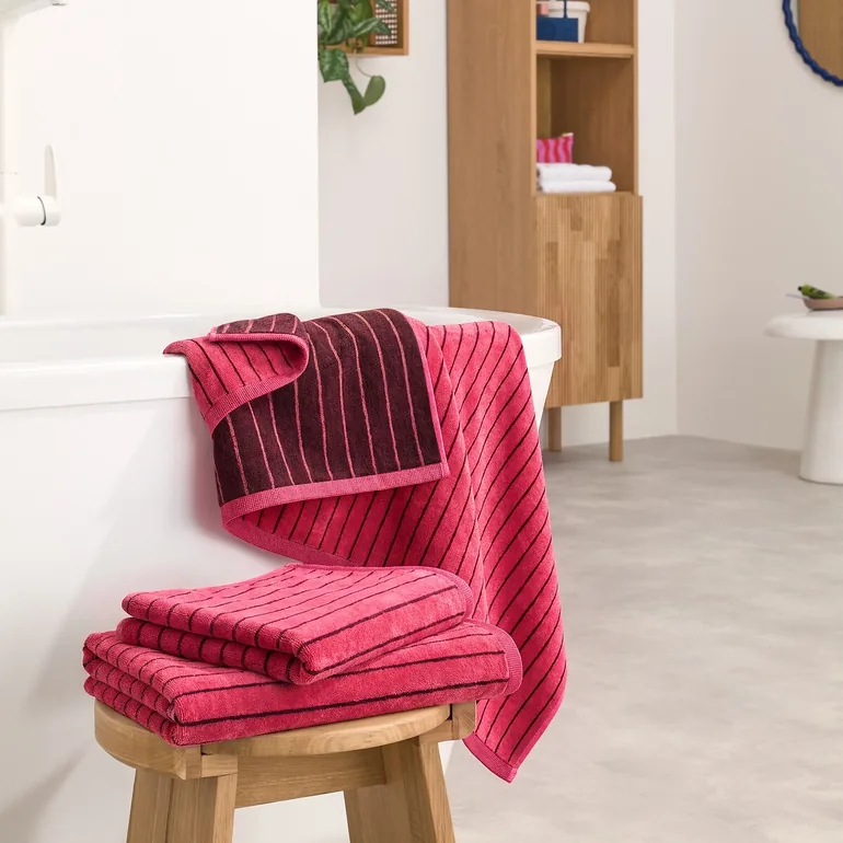 Marini Striped Velour Terry 500g Maxi Bath Towel - 2