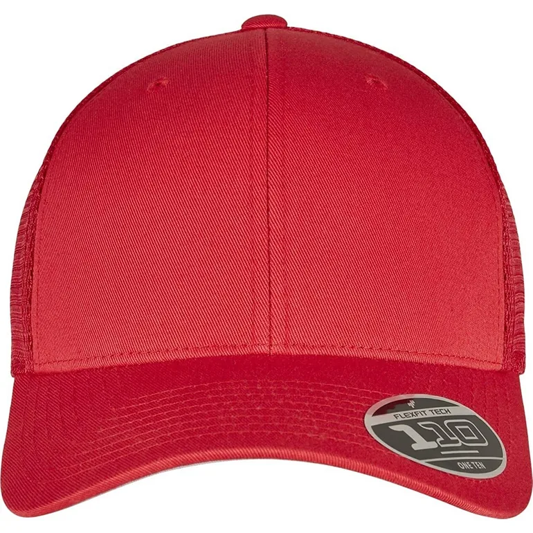 Flexfit Unisex Adult 110 Mesh Trucker Cap - Red - 3