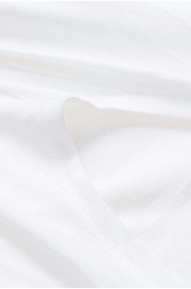 Solid Ruched Tie Front T-Shirt product thumbnail 4