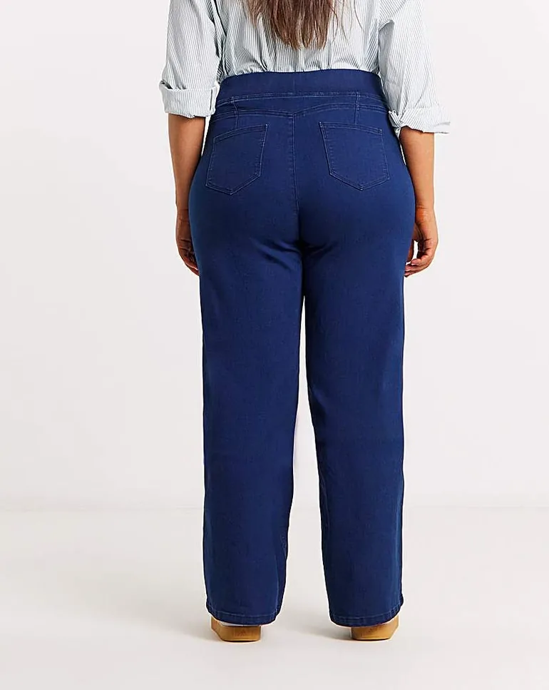 Indigo Weekender Wide Leg Jegging - 1