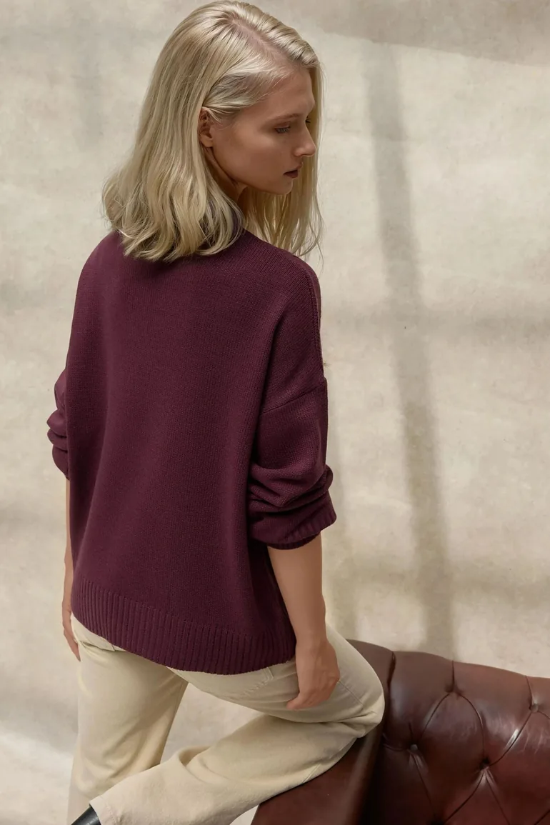 Crew Neck Cozy Sweater - 3