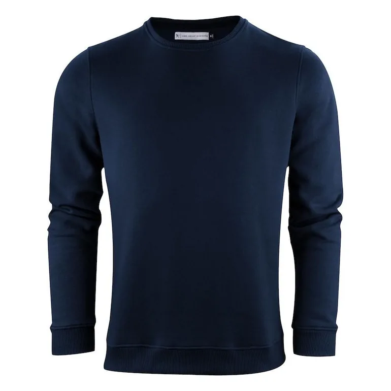 Harvest Mens Alder Crew Neck Sweatshirt - Navy