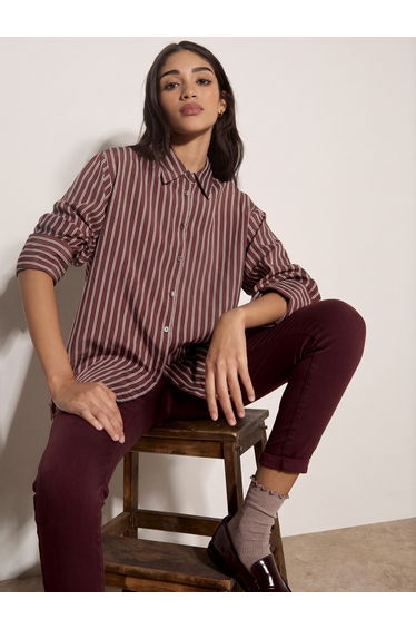 Oversized Stripe Shirt product thumbnail 2