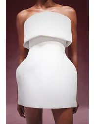 Juju Strapless Sleeveless Mini Dress - 4