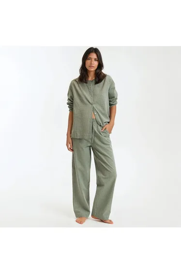Gingham Print Pyjamas