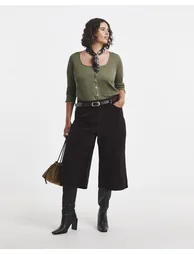 Cord Culotte Jeans