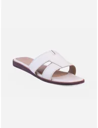 Dory Off White Flat Sandals - 2
