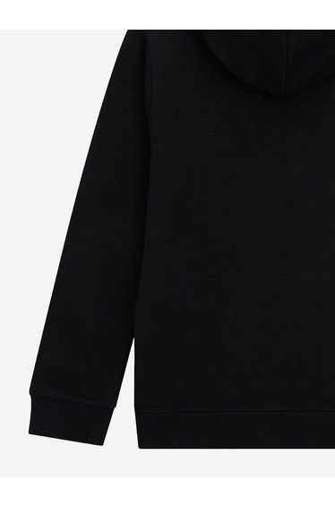 Boys Logo Print Hoodie in Black product thumbnail 4