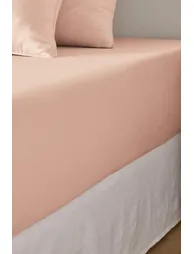 Opale Cotton Sateen Fitted Sheet with 30cm Flap