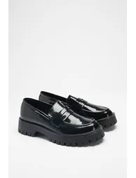 Faith: Dani Faux Leather Chunky Loafers