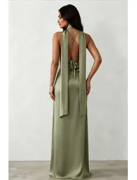 TFNC Jomina Olive Maxi Dress - 2