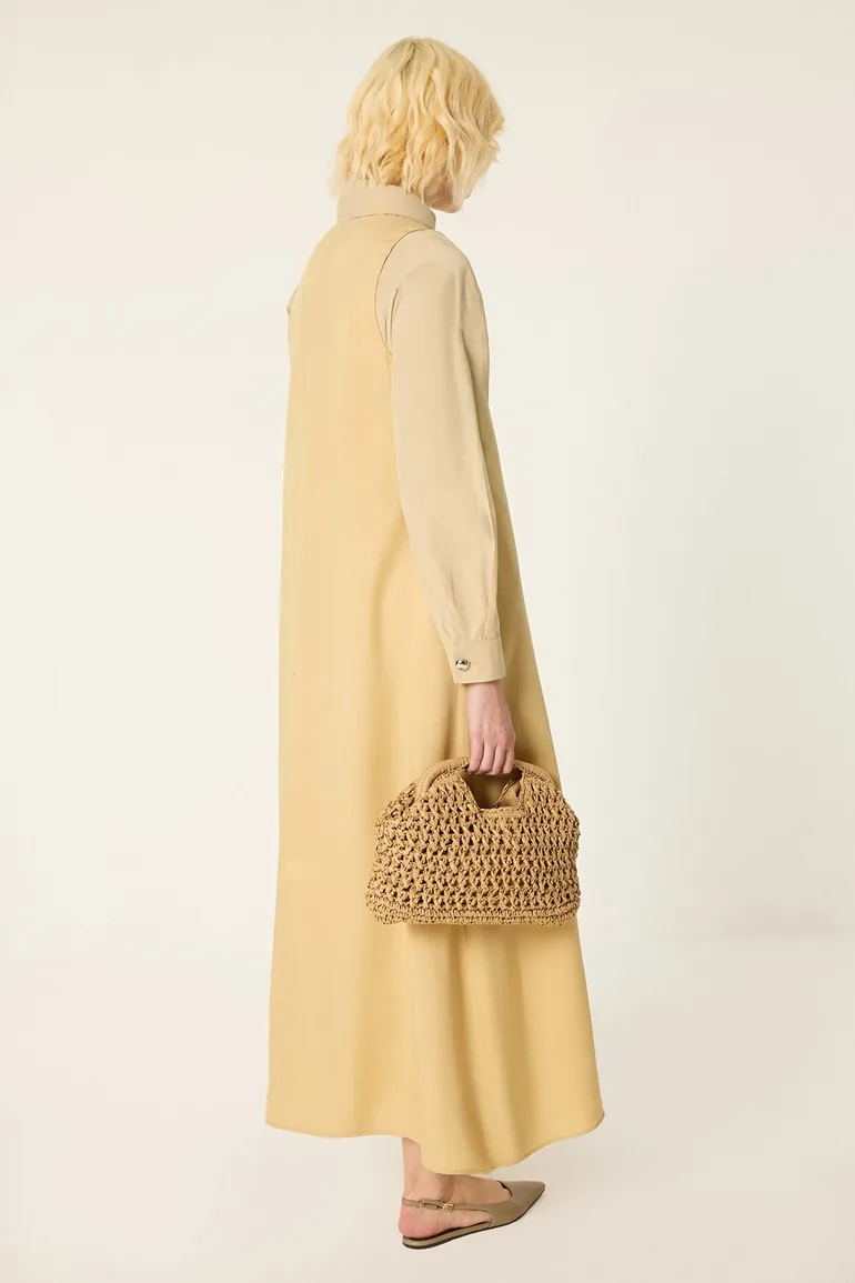 V COLLAR GILET - 3