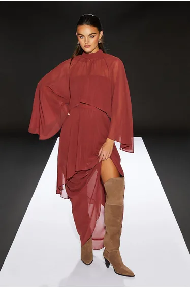 Runway 1.8.1.8 Suede Heeled Over The Knee Boots