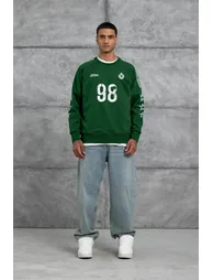 NOMARC Relaxed Crew Neck Long Sleeve Sweatshirt