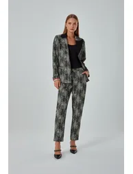 Mizalle Patterned Stylish Trousers - 3