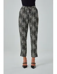 Mizalle Patterned Stylish Trousers - 4