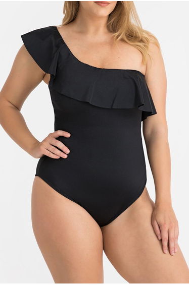 Asymmetric Slimming Swimsuit