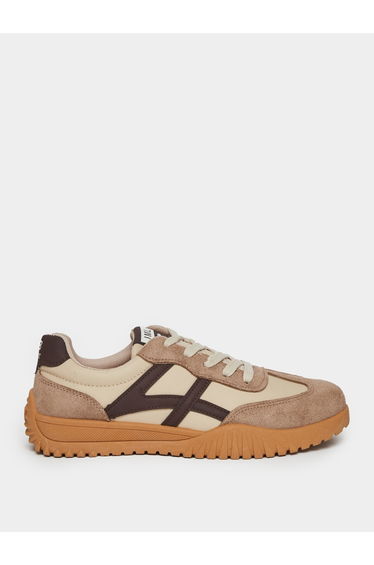 Women Brown Retro Style Sneakers