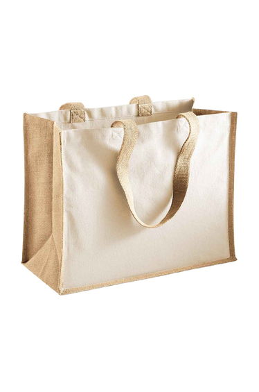 Westford Mill Classic Jute Shopper Bag - Natural
