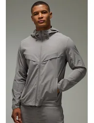 Man Active Running Ripstop Vent Windbreaker - grey