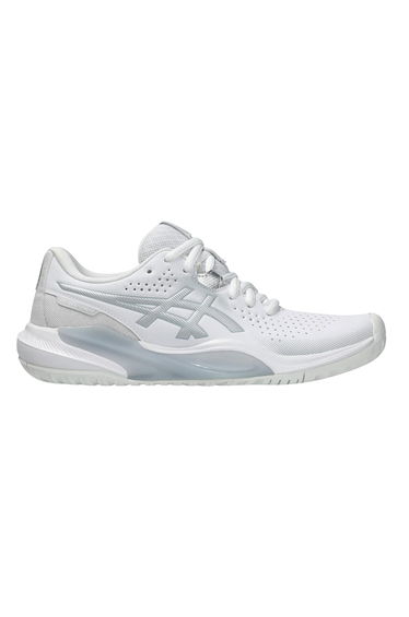 Asics Womens/Ladies Challenger 15 Cushioned Tennis Shoes - White/Silver