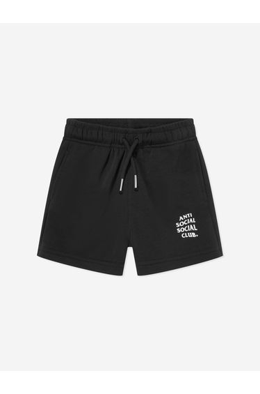Anti Social Social Club Kids Core Shorts in Black
