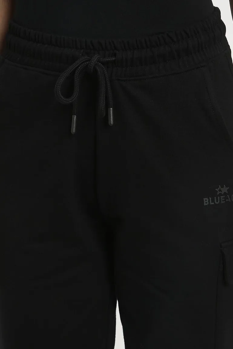 Women Sweatpants with Tonal Bulky Logo and Multi-Pockets - 2