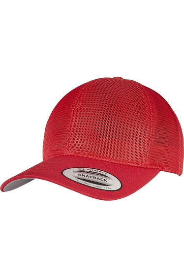 Flexfit Unisex Adult Omnimesh Mesh Cap - Red