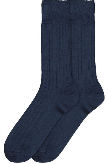 Pack of 2 Pairs of Socks in Lisle Cotton Mix