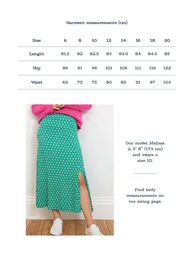 Middlemarsh jersey skirt fleur - 6