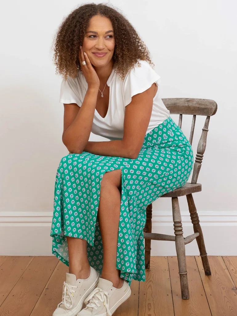 Middlemarsh jersey skirt fleur - 4