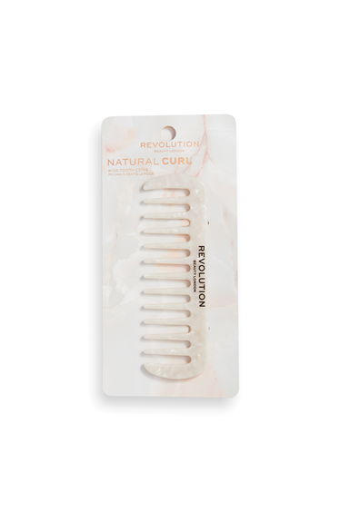 Revolution Haircare Natural Curl Wide Tooth Comb White