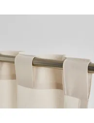Scenario Single Cotton Curtain with Concealed Tabs - 1