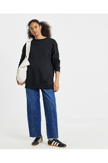 Side Split Sweatshirt Tunic
