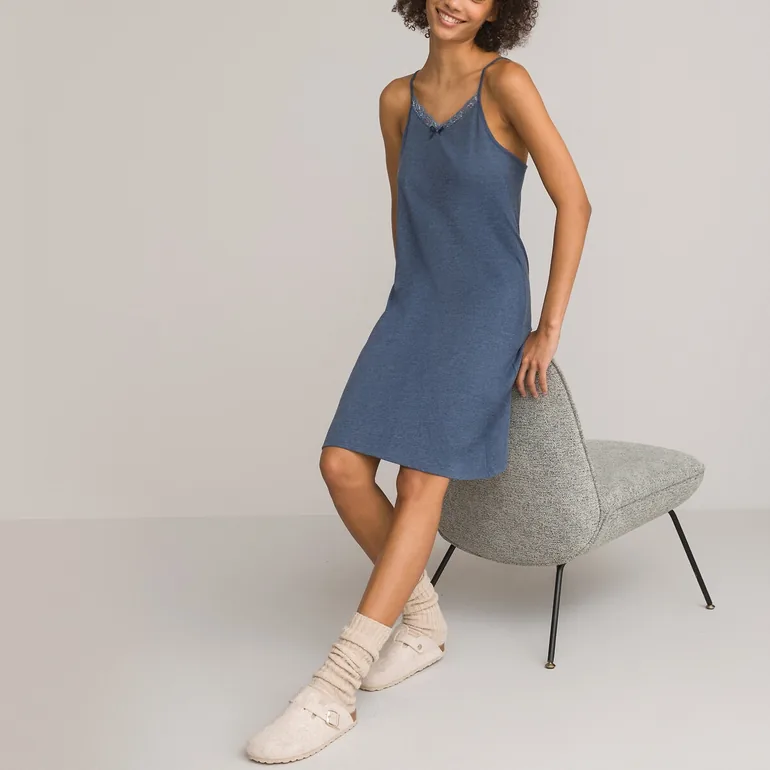 Cotton Blue Pajamas - 4
