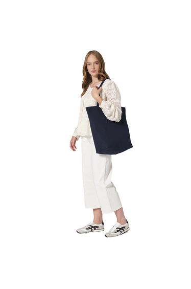 Westford Mill Canvas Heavyweight Tote Bag - French Navy