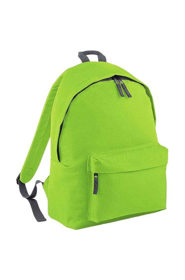 Bagbase Original Plain Backpack - Lime Green/Graphite Grey