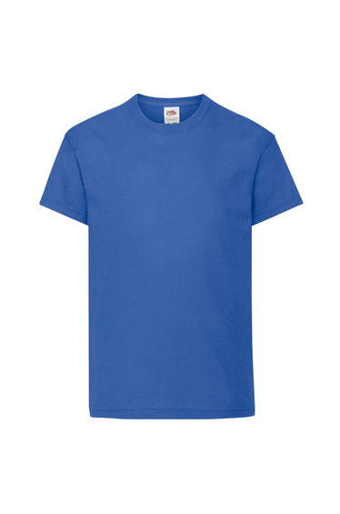 Fruit Of The Loom Childrens/Kids Original Short Sleeve T-Shirt - Royal Blue
