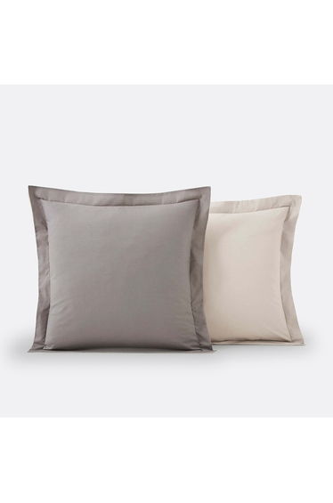 Two-Tone Cotton Pillowcase