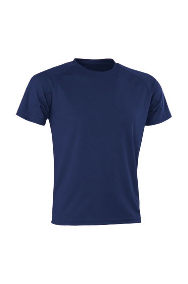 Spiro Mens Aircool T-Shirt - Navy