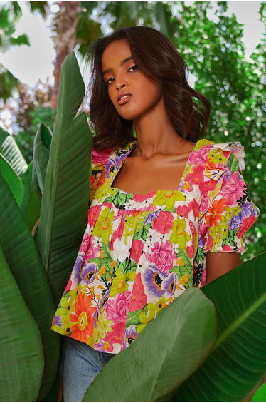 Floral Print Blouse