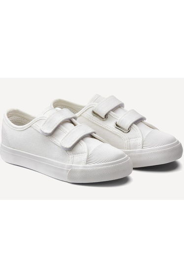 Kids Canvas Trainers with Touch 'n' Close Fastening