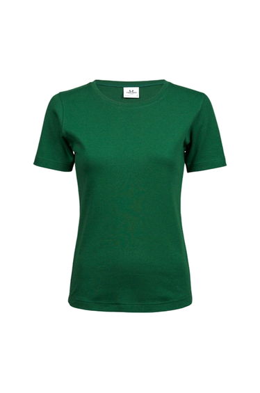 Tee Jays Womens/Ladies Interlock T-Shirt - Forest Green