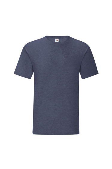 Fruit of the Loom Mens Iconic 150 T-Shirt - Heather Navy