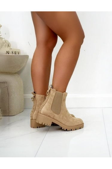 Lemonade Sparkly Chainstorm Boots Nude product thumbnail 3